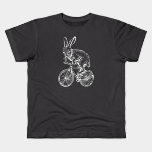 SEEMBO Rabbit Cycling Bicycle Cyclist Bicycling Bike Biker Kids T-Shirt